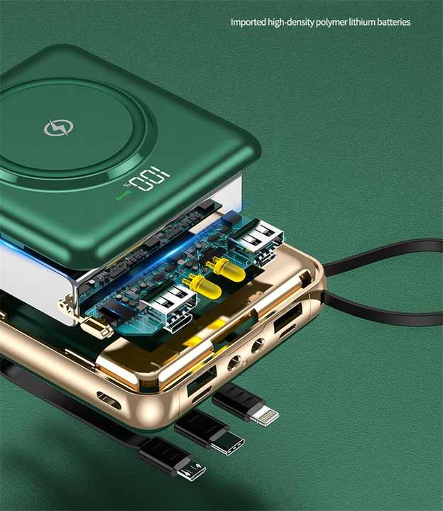 20000mah IQ air electronics mini power bank wireless